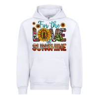 White for the love of sunshine sunflower our lady of guadalupe Urban Hoodie - JahusDesignShop