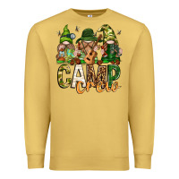 Antique Gold camp crew with gnomies Premium Sweatshirt - texasbilliewilder