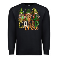 Black camp crew with gnomies Premium Sweatshirt - texasbilliewilder