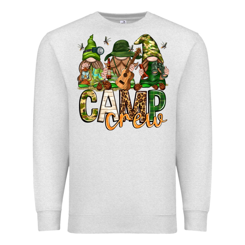 Camp Crew With Gnomies Premium Sweatshirt by texasbilliewilder | Teevron