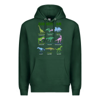 Sports Green god says i am dinosaurs Premium Hoodie - JahusDesignShop