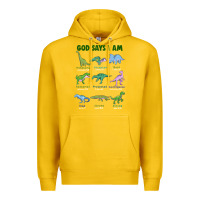 Lemon god says i am dinosaurs Premium Hoodie - JahusDesignShop