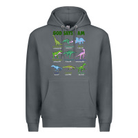 Rock god says i am dinosaurs Premium Hoodie - JahusDesignShop