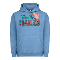 Pigment Pebble Blue totally nailed bbs Urban Hoodie - BundleAndBundleShop