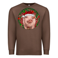 Chestnut Pig Christmas Premium Sweatshirt - RanaPortraitStore