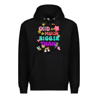 Black god is bigger design Premium Hoodie - JahusDesignShop