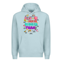 Blue Mist god is bigger design Premium Hoodie - JahusDesignShop