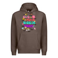Coffee god is bigger design Premium Hoodie - JahusDesignShop