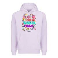 Lilac god is bigger design Premium Hoodie - JahusDesignShop