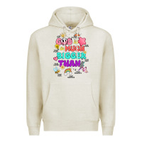 Oatmeal Heather god is bigger design Premium Hoodie - JahusDesignShop