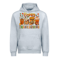 Heather Grey western happy thanksgiving bbs Urban Hoodie - BundleAndBundleShop