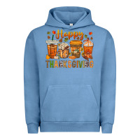 Pigment Pebble Blue western happy thanksgiving bbs Urban Hoodie - BundleAndBundleShop