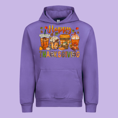 Western Happy Thanksgiving Bbs Urban Hoodie Designed By Bundleandbundleshop