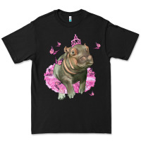 Black Baby Hippo With Tutu Premium Tee - LillyAllenDesigns