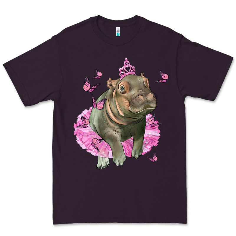 Baby Hippo With Tutu Premium Tee by LillyAllenDesigns | Teevron