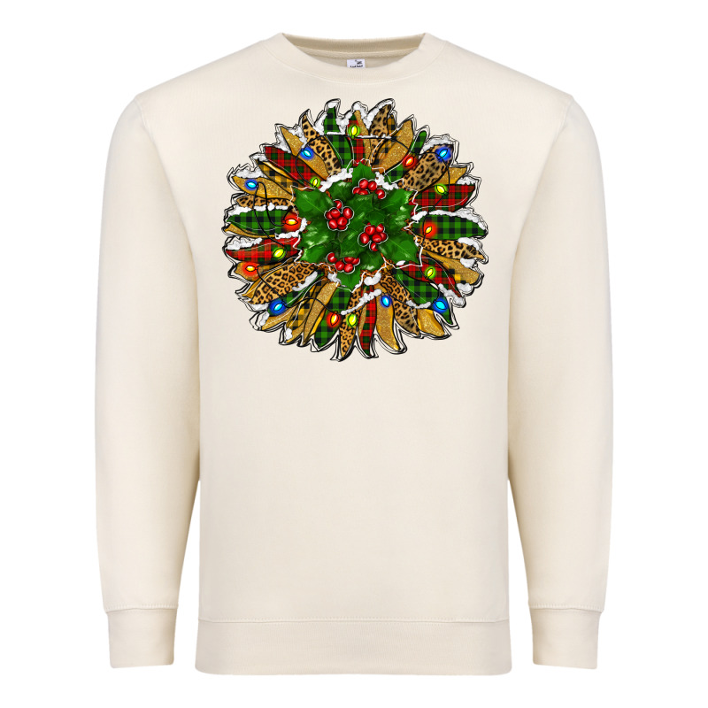 Leopard Christmas Sunflower Premium Sweatshirt by RanaPortraitStore | Teevron