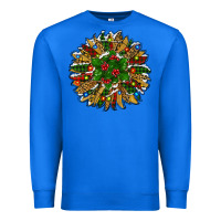 True Royal Leopard Christmas Sunflower Premium Sweatshirt - RanaPortraitStore