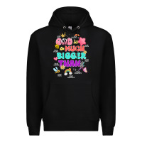 Black god is bigger design Premium Hoodie - JahusDesignShop