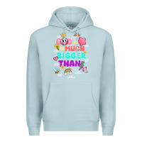 Blue Mist god is bigger design Premium Hoodie - JahusDesignShop