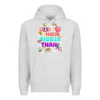 Dove Grey god is bigger design Premium Hoodie - JahusDesignShop