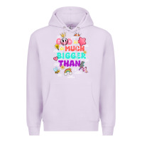 Lilac god is bigger design Premium Hoodie - JahusDesignShop