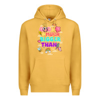 Mustard god is bigger design Premium Hoodie - JahusDesignShop