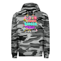 Slate Camo god is bigger design Premium Hoodie - JahusDesignShop