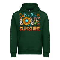 Forest Green for the love of sunshine Urban Hoodie - JahusDesignShop