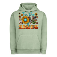 Pigment Oil Green for the love of sunshine Urban Hoodie - JahusDesignShop