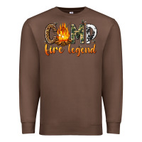 Chestnut camp fire legend with fire Premium Sweatshirt - texasbilliewilder