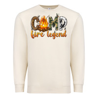 Sandshell camp fire legend with fire Premium Sweatshirt - texasbilliewilder