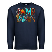 Navy camp life Premium Sweatshirt - texasbilliewilder