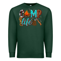 Sports Green camp life Premium Sweatshirt - texasbilliewilder