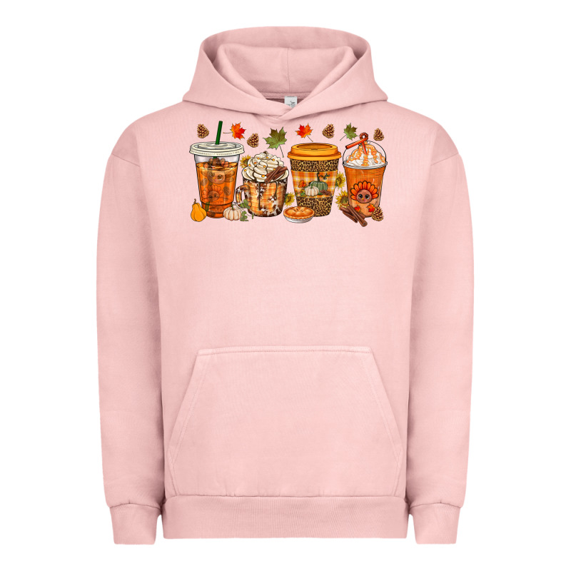 Western Thanksgiving Coffee Cups Bbs Urban Hoodie by BundleAndBundleShop | Teevron