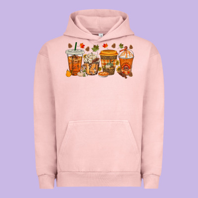 Western Thanksgiving Coffee Cups Bbs Urban Hoodie Designed By Bundleandbundleshop