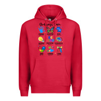 Cardinal god says i am autism Premium Hoodie - JahusDesignShop