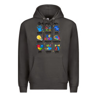 Smoke god says i am autism Premium Hoodie - JahusDesignShop