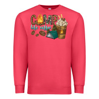 Cardinal camp life coffee with coffee cup Premium Sweatshirt - texasbilliewilder