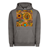Pigment Tornado our lady of guadalupe sunflower  seamless pattern Urban Hoodie - JahusDesignShop