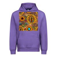 Tulip our lady of guadalupe sunflower  seamless pattern Urban Hoodie - JahusDesignShop