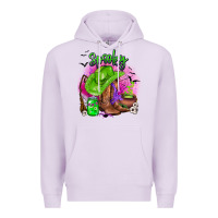 Lilac spooky cowgirl  halloween Premium Hoodie - AdoDesignShop