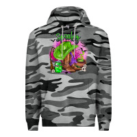 Slate Camo spooky cowgirl  halloween Premium Hoodie - AdoDesignShop
