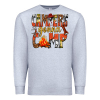 Heather Grey campers gonna camp western Premium Sweatshirt - texasbilliewilder