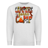 Oatmeal Heather campers gonna camp western Premium Sweatshirt - texasbilliewilder