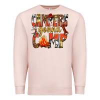 Pale Pink campers gonna camp western Premium Sweatshirt - texasbilliewilder