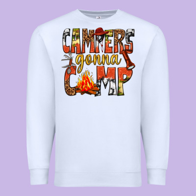 Premium Sweatshirt campers gonna camp western