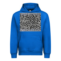 Cobalt grey leopard Urban Hoodie - JahusDesignShop