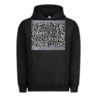 Pigment Black grey leopard Urban Hoodie - JahusDesignShop