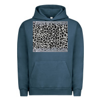 Pigment Midnight Navy grey leopard Urban Hoodie - JahusDesignShop