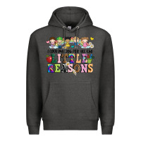 Charcoal Heather i love my job for all the little reasons Premium Hoodie - JahusDesignShop